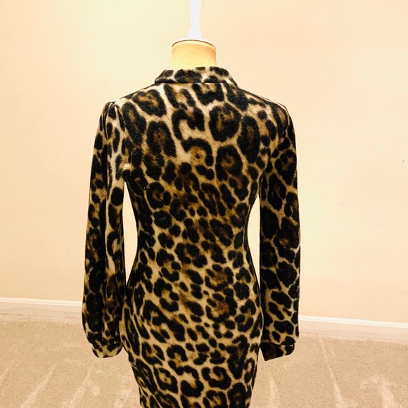 SOLD OUT! Leopard Print Bodycon Dress - Picture 7 of 7